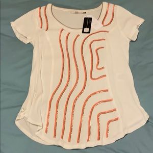 NWT Miss Captain Trend sequined blouse from UK